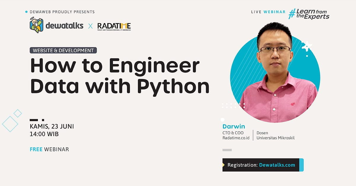 How to Engineer Data with Python - Dewatalks