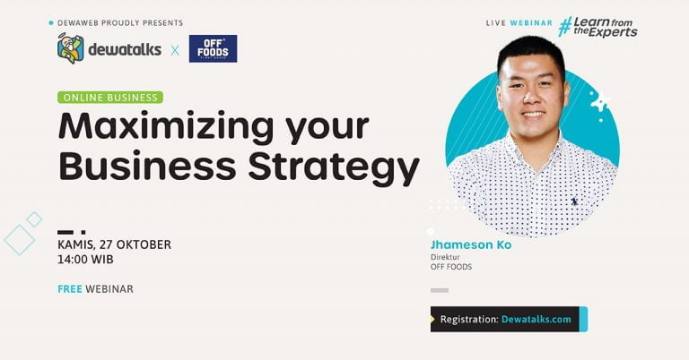 Dewatalks Webinar: Maximizing your Business Strategy