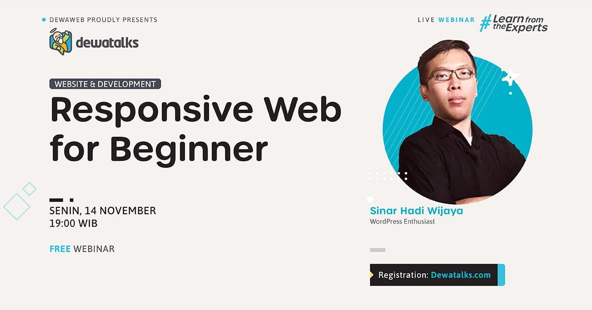Dewatalks Webinar: Responsive Web for Beginner