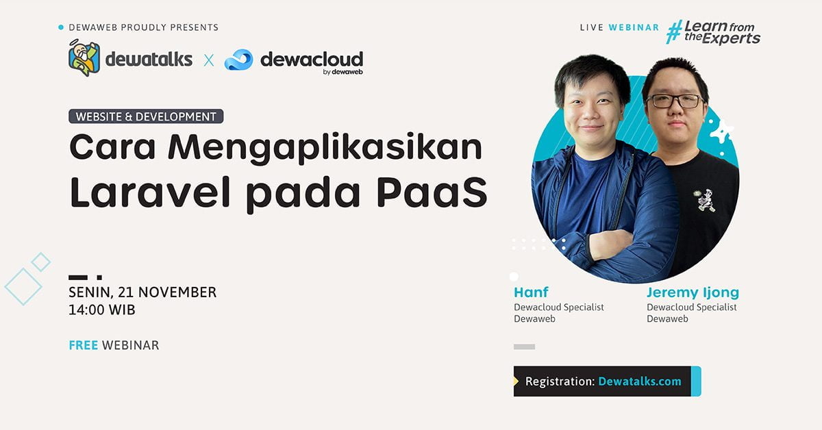 Dewatalks Webinar: Cara Mengaplikasikan Laravel pada PaaS