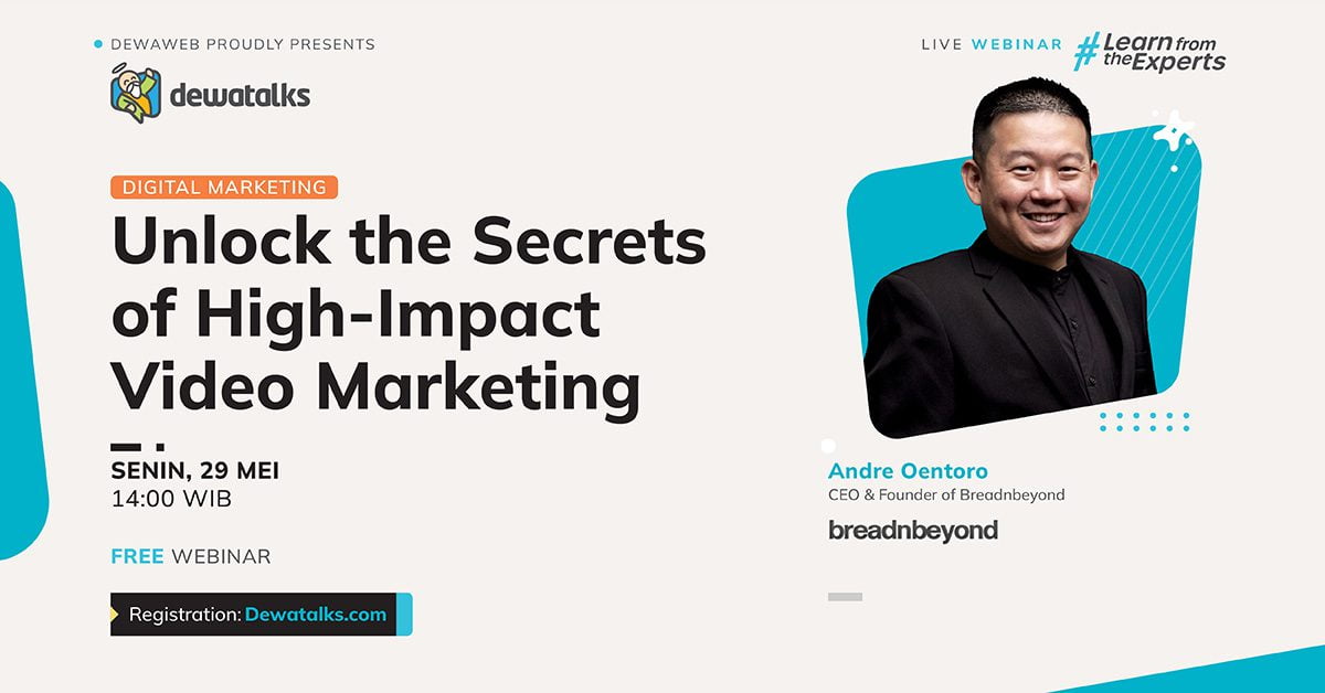 Dewatalks Webinar: Unlock the Secrets of High-Impact Video Marketing