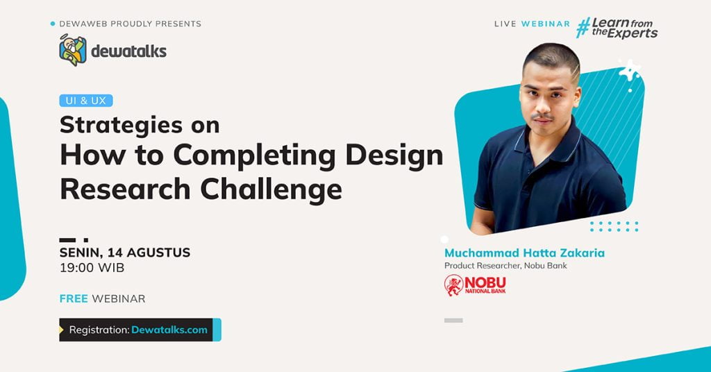 Webinar Design UI/UX Gratis & Terbaik - Dewatalks