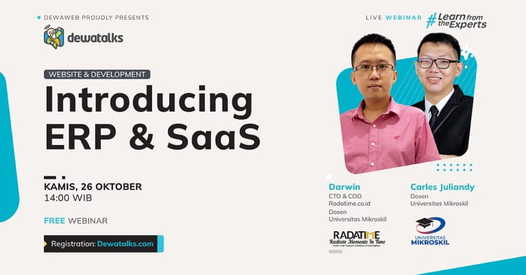 Dewatalks Webinar: Introducing ERP & SaaS