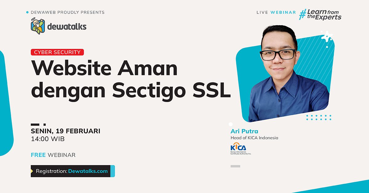 Dewatalks Webinar: Website Aman dengan Sectigo SSL