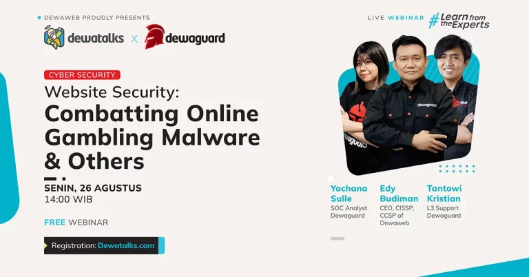 Dewatalks Webinar: Website Security: Combating "Slot Gacor & Other Malware"Dewatalks Webinar: Website Security: Combating Online Gambling Malware & Others