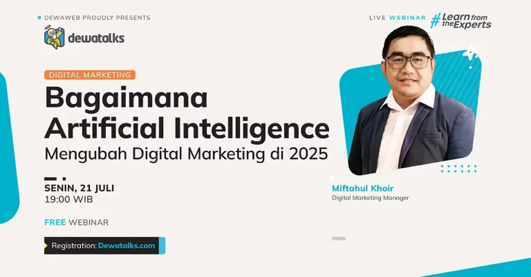 Dewatalks Webinar: Bagaimana Artificial Intelligence Mengubah Digital Marketing di 2025