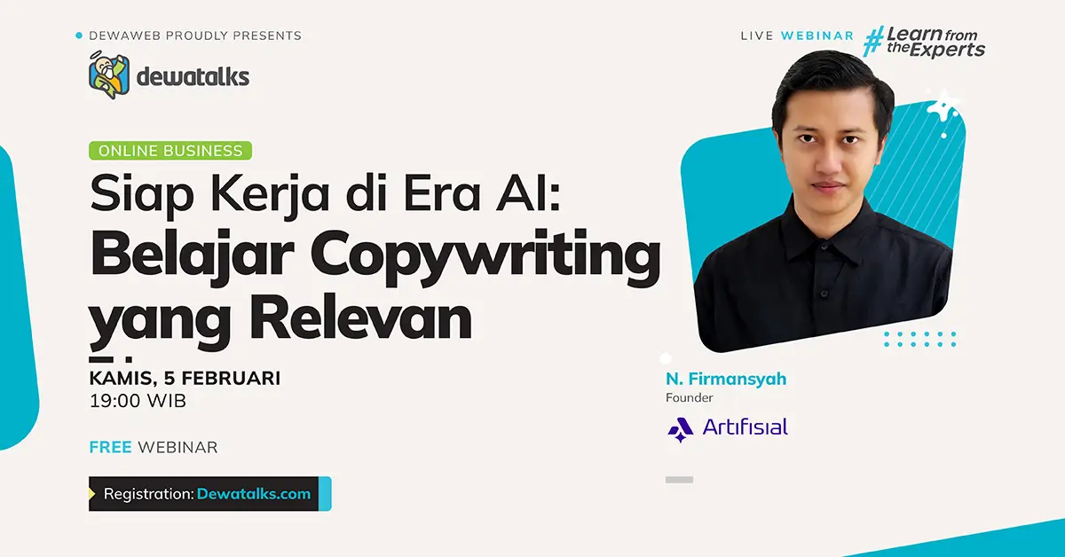 Dewatalks Webinar: Siap Kerja di Era AI: Belajar Copywriting yang Relevan